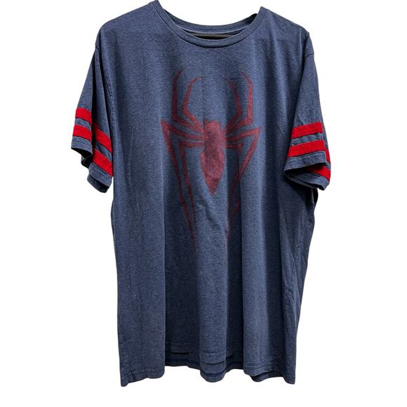 MARVEL Spider-Man Blue Ringer tee red spidey big & tall sz XXXL 3XL - Picture 1 of 4